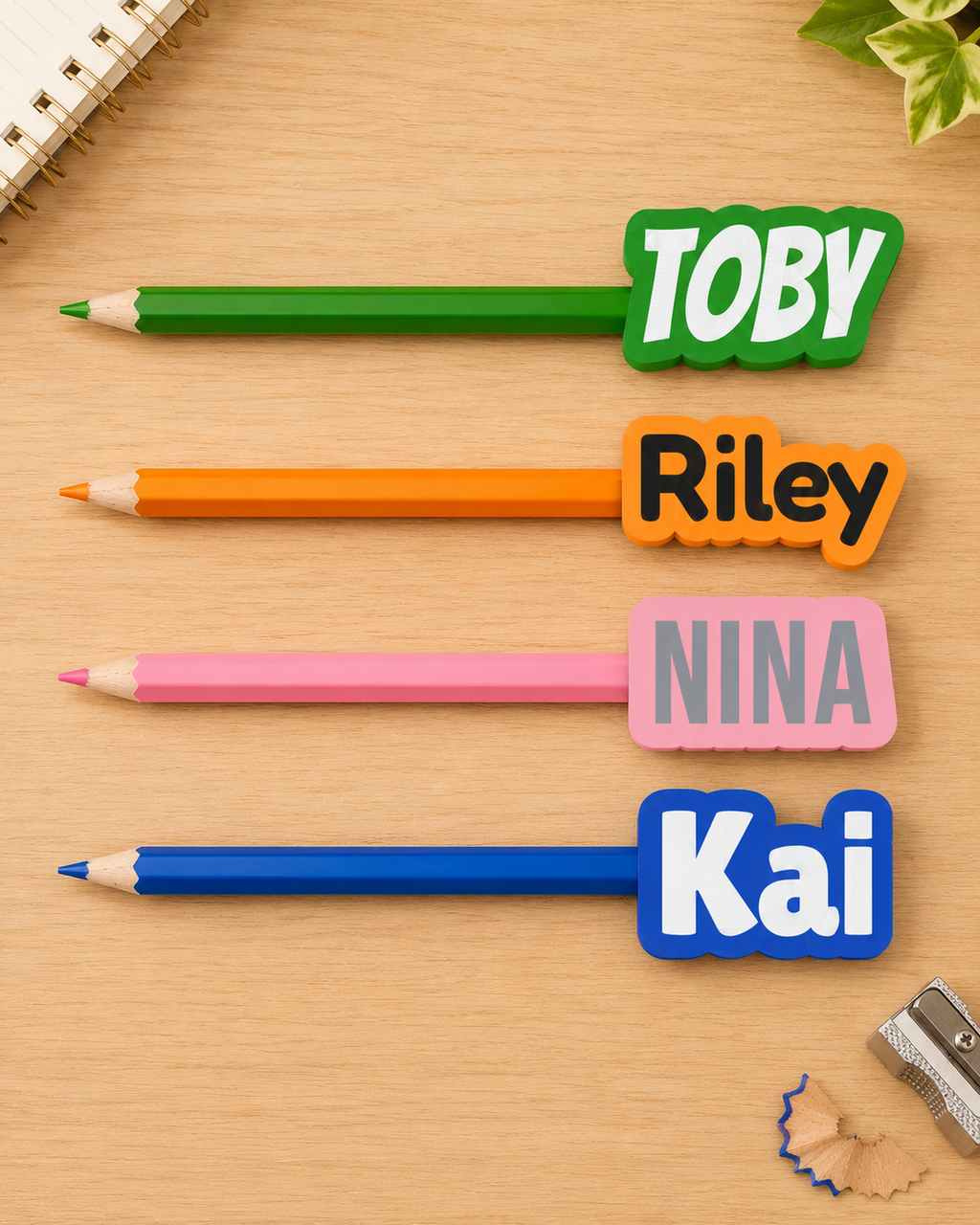 Personalised Name Pencil Topper