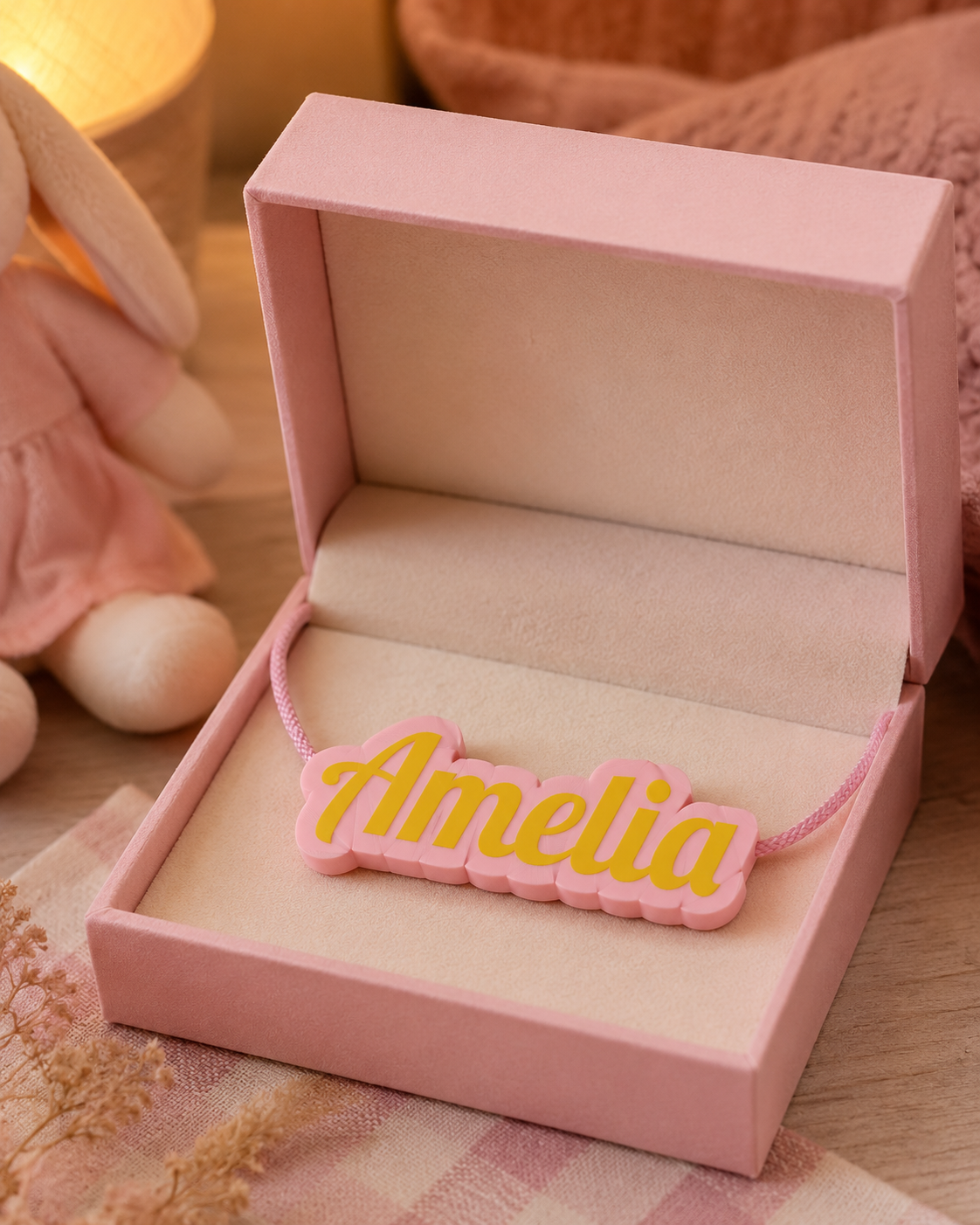 Threadable Name Bar - Personalised Name Bead