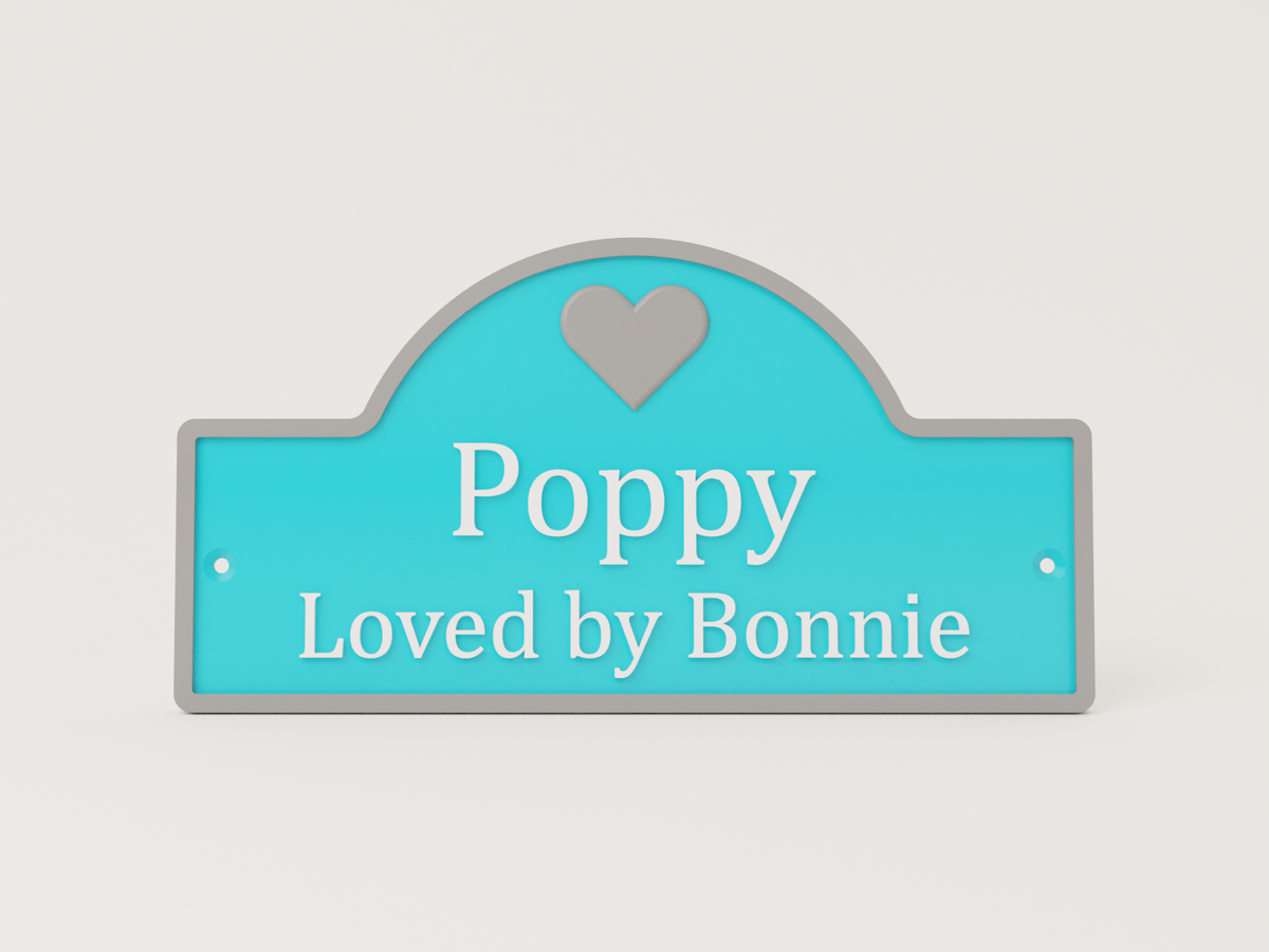 Stable Door Name Plate - Loved By Range - Customise your own