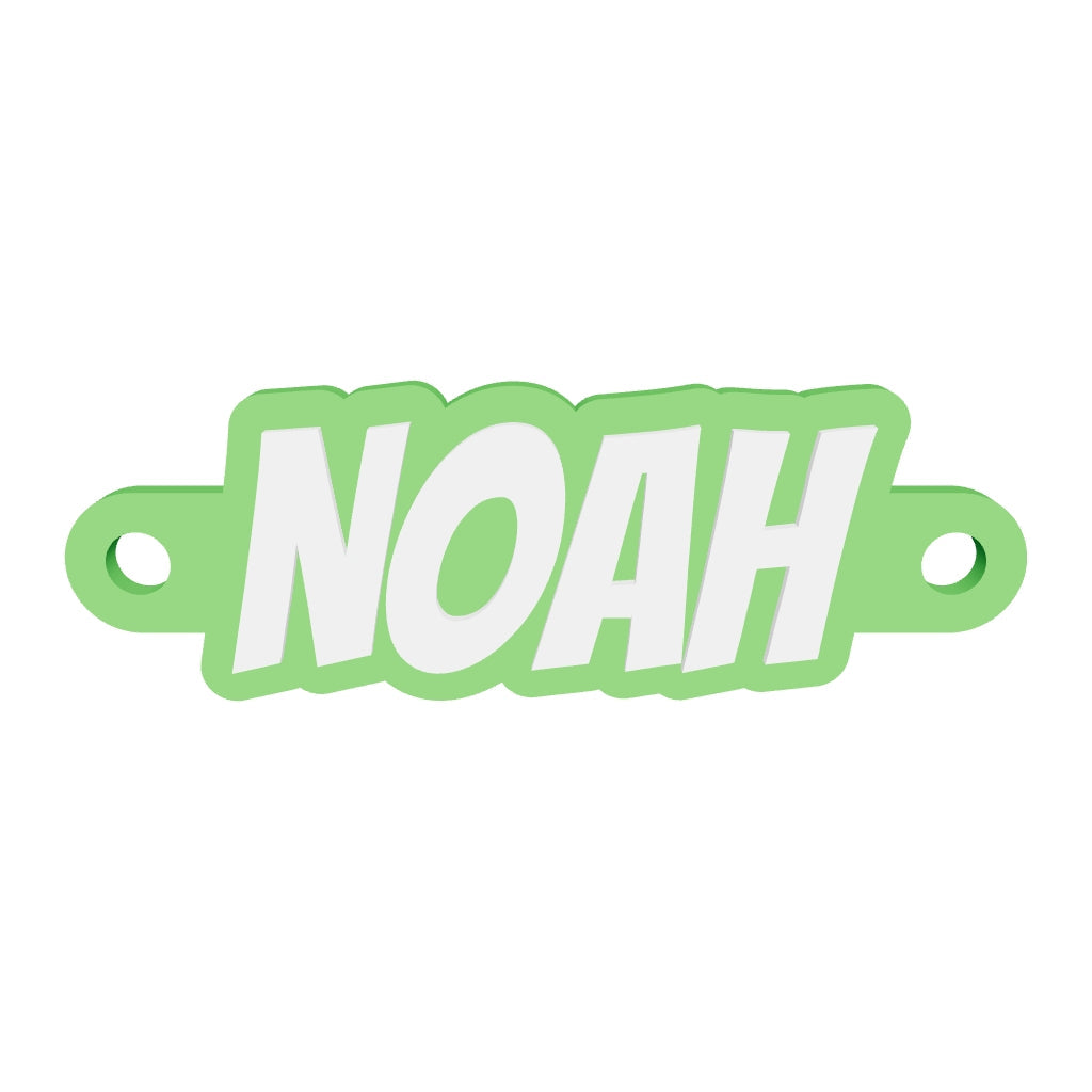 Personalised Threadable Name Tag