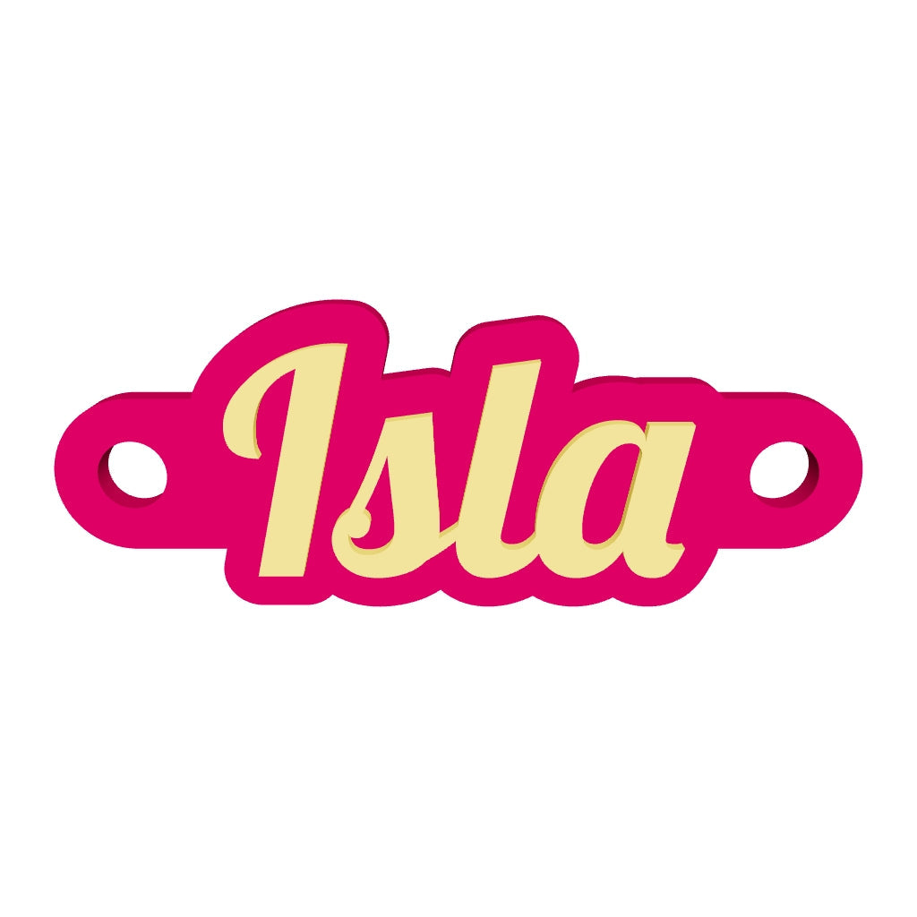 Personalised Threadable Name Tag