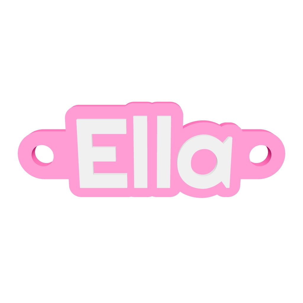 Personalised Threadable Name Tag