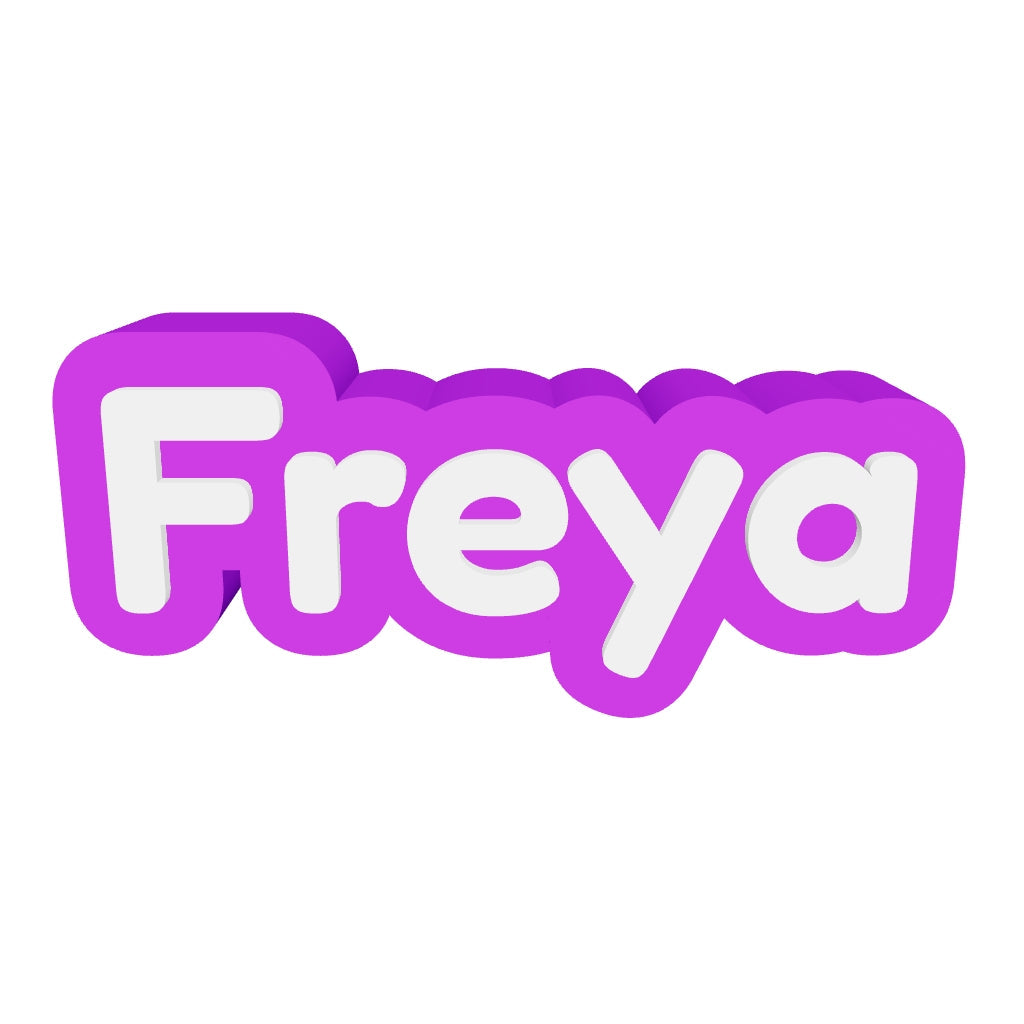 Threadable Name Bar - Personalised Name Bead