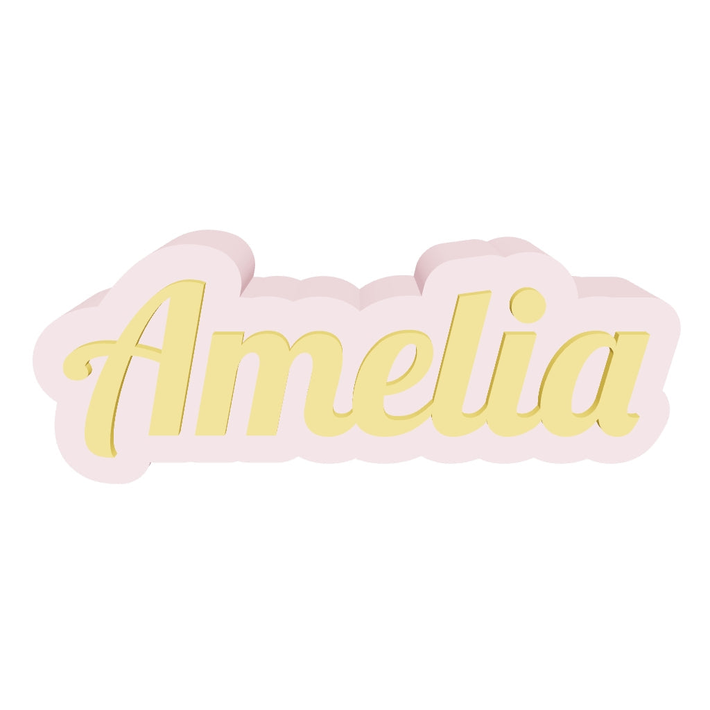 Threadable Name Bar - Personalised Name Bead